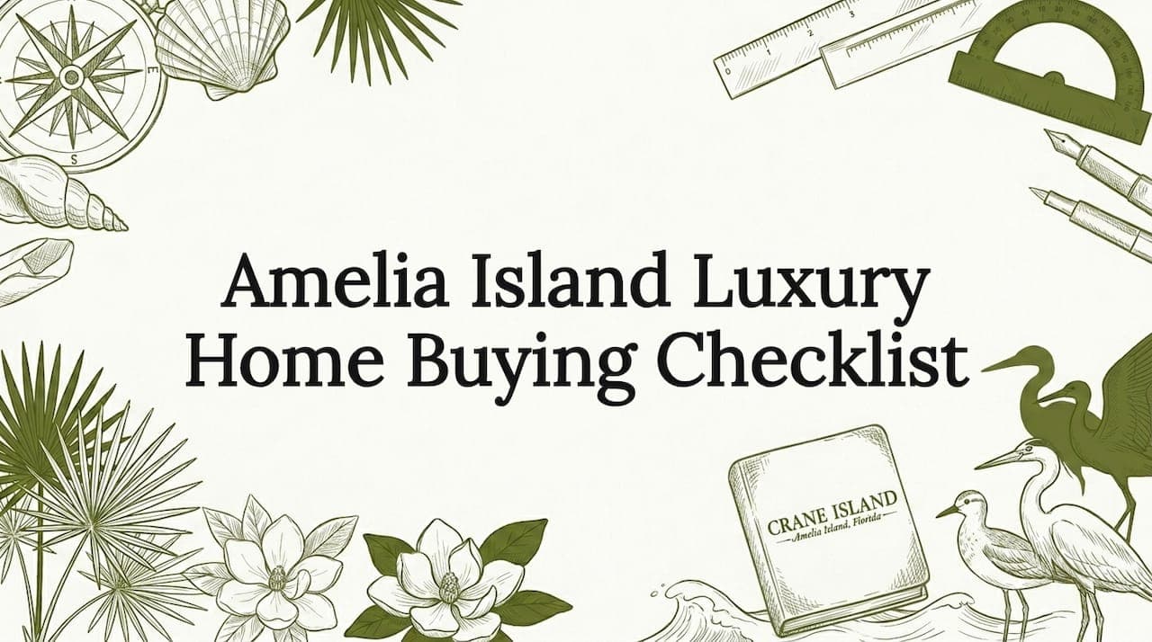Amelia Island Luxury Home Buying Checklist