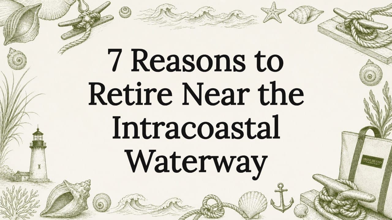 7 Reasons to Retire Near the Intracoastal Waterway