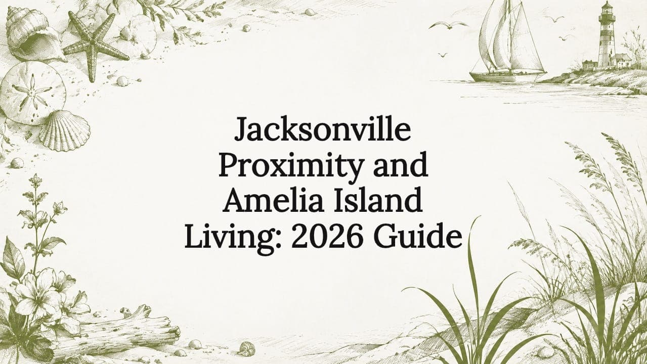 Jacksonville Proximity and Amelia Island Living: 2026 Guide