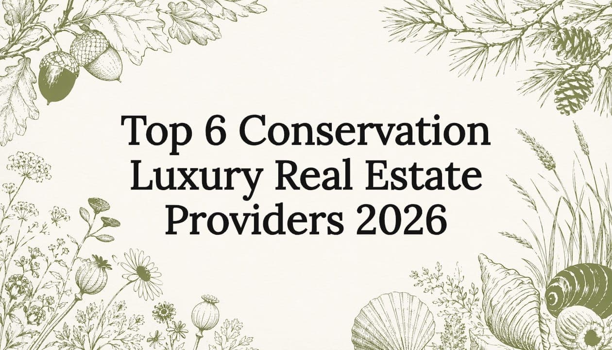 Top 6 Conservation Luxury Real Estate Providers 2026