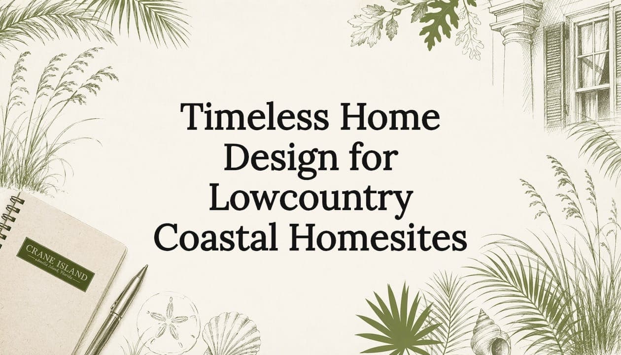 Timeless Home Design for Lowcountry Coastal Homesites