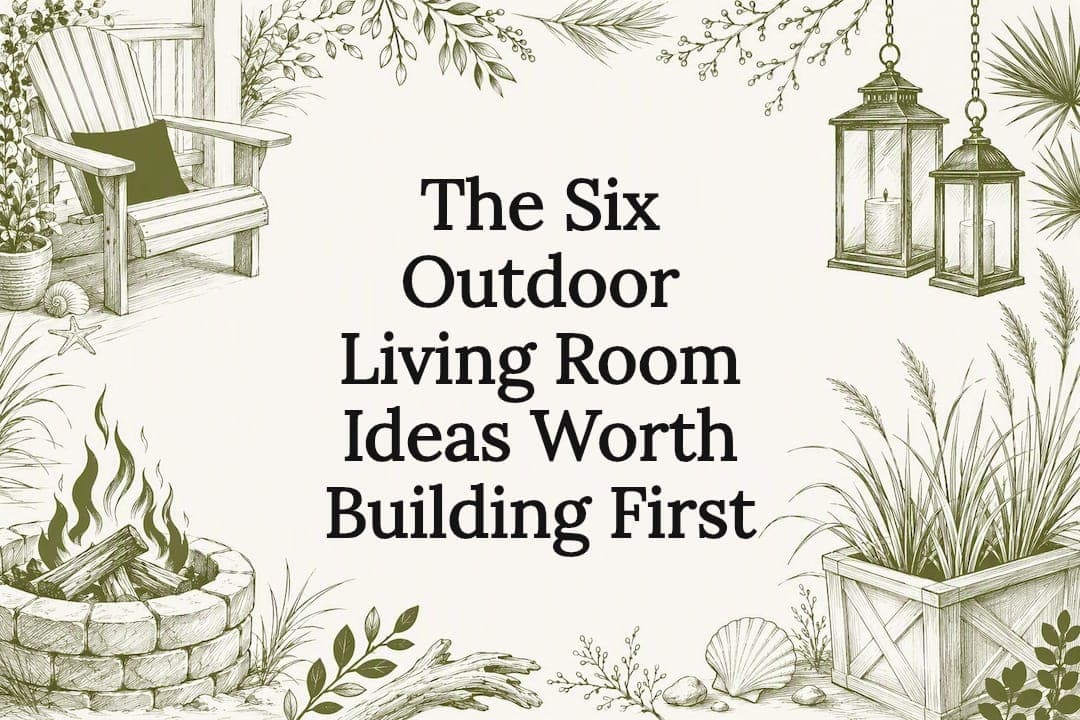 The Six Outdoor Living Room Ideas Worth Building First
