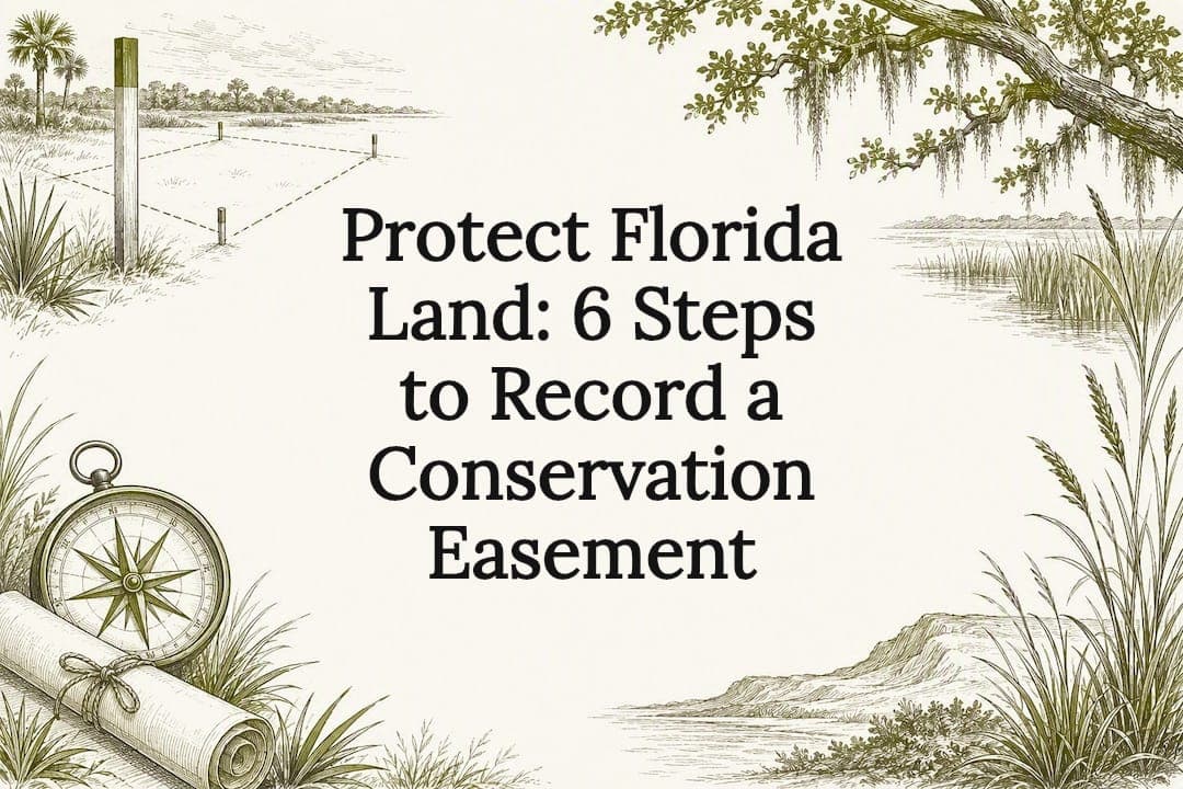Protect Florida Land: 6 Steps to Record a Conservation Easement