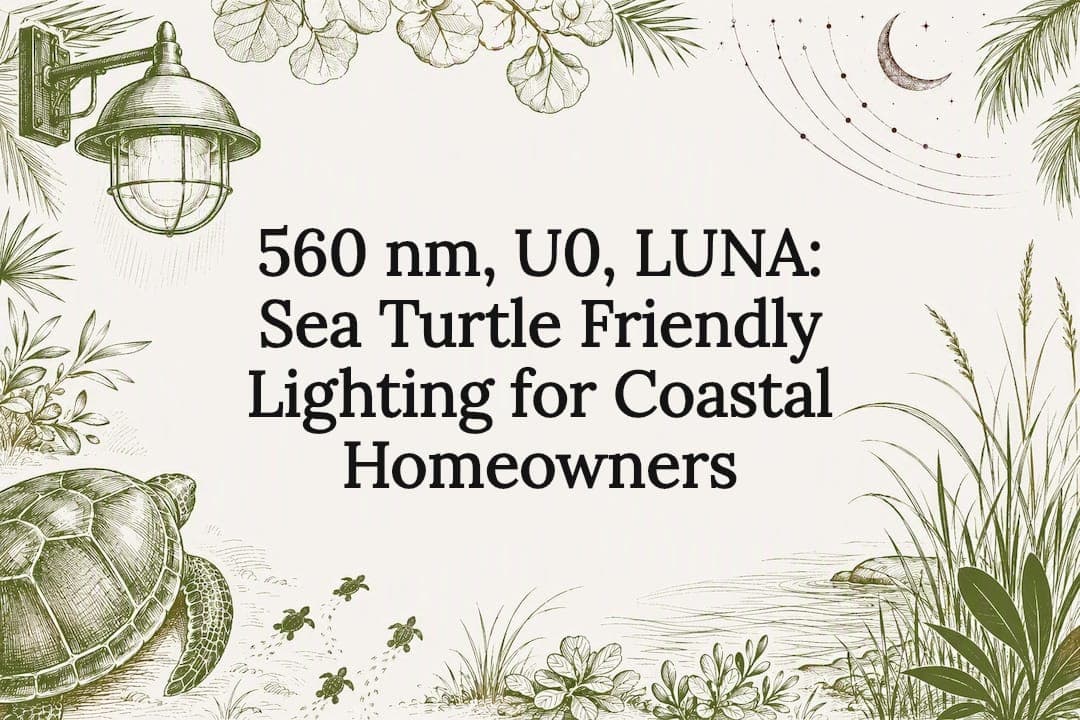 560 nm, U0, LUNA: Sea Turtle Friendly Lighting for Coastal Homeowners