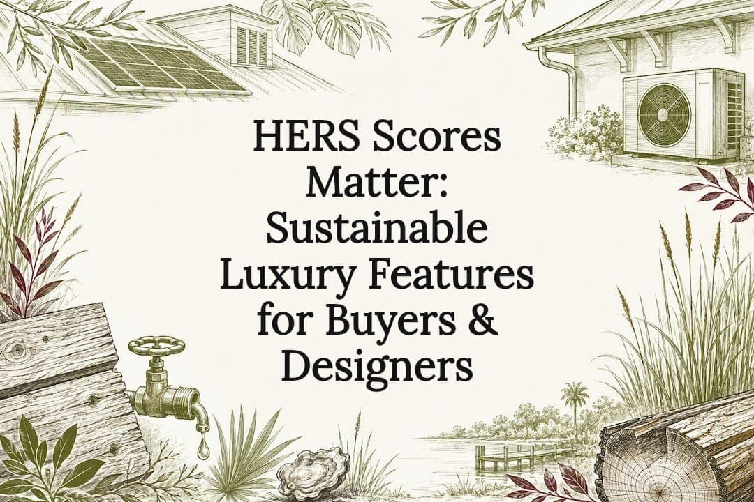 HERS Scores Matter: Sustainable Luxury Features for Buyers & Designers