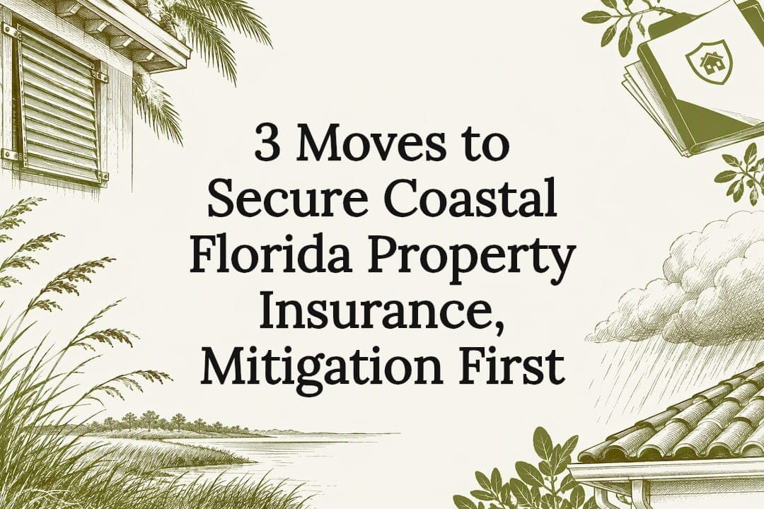 3 Moves to Secure Coastal Florida Property Insurance, Mitigation First