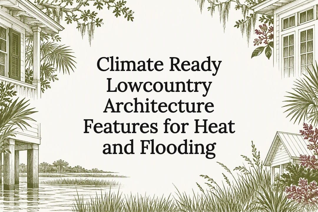 Climate Ready Lowcountry Architecture Features for Heat and Flooding