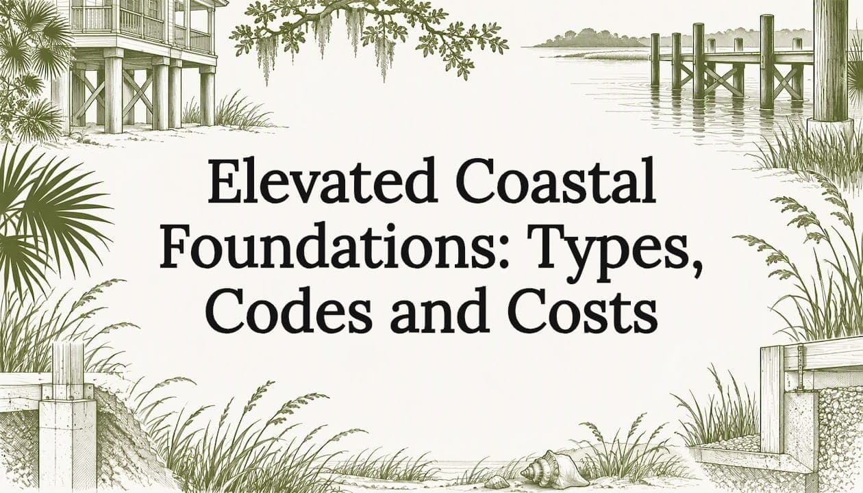 Elevated Coastal Foundations: Types, Codes and Costs