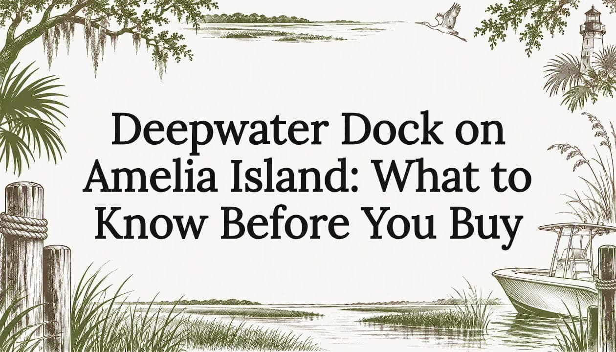 Deepwater Dock on Amelia Island: What to Know Before You Buy
