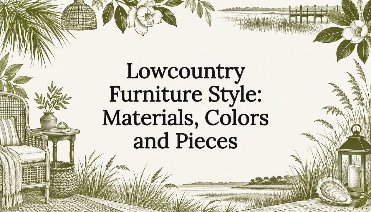 Lowcountry Furniture Style: Materials, Colors and Pieces